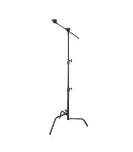 Matthews Hollywood 20 C-Stand with Sliding Leg Grip Head and Arm, Black - 5.25'