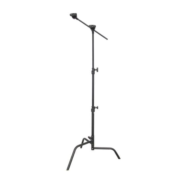 Matthews Hollywood 20 C-Stand with Sliding Leg Grip Head and Arm, Black - 5.25'