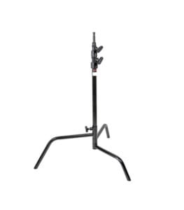 Matthews Hollywood 20 C-Stand with Sliding Leg Grip Head and Arm, Black - 5.25'