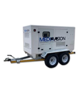 SuperSilent 60KVA Mobile Generators - Single Phase - Trailer Mounted